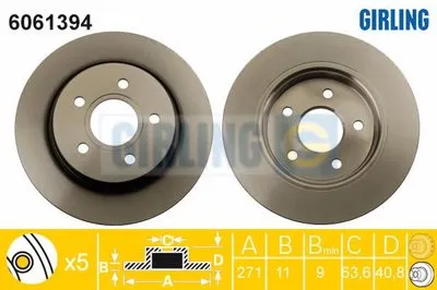 Тормозной диск GIRLING купить