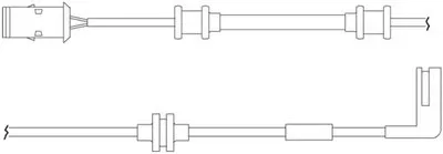 Сигнализатор, износ тормозных колодок KAWE купить