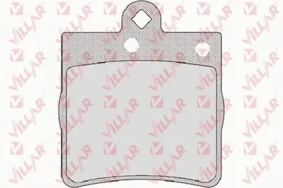 Комплект тормозных колодок, дисковый тормоз VILLAR купить