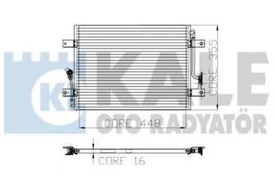 Конденсатор, кондиционер KALE OTO RADYATÖR купить