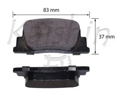 Комплект тормозных колодок, дисковый тормоз KAISHIN купить