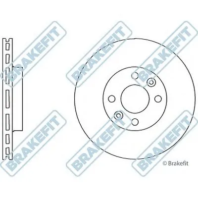 Тормозной диск Brake Fit APEC braking купить
