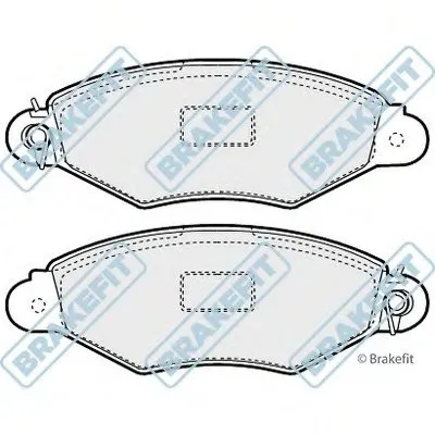 Комплект тормозных колодок, дисковый тормоз Brake Fit APEC braking купить