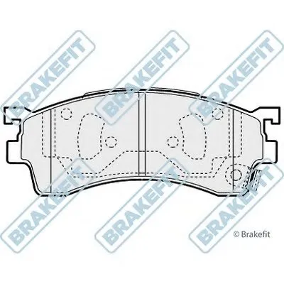 Комплект тормозных колодок, дисковый тормоз Brake Fit APEC braking купить