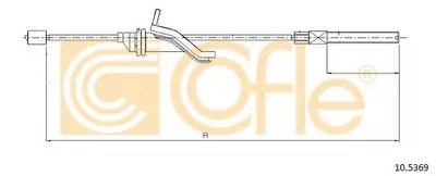 Трос, стояночная тормозная система COFLE купить