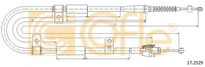 Трос, стояночная тормозная система COFLE купить