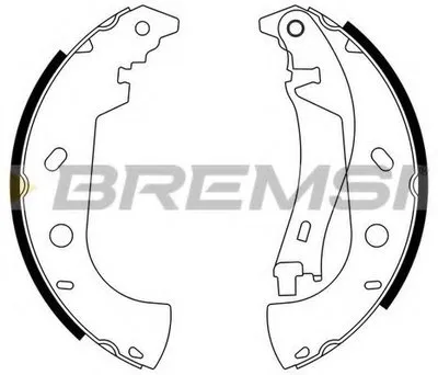 Комплект тормозных колодок BREMSI купить
