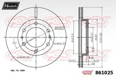 Тормозной диск R+ (Regular Plus) MAXTECH купить