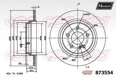 Тормозной диск R+ (Regular Plus) MAXTECH купить