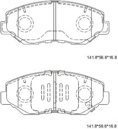 Комплект тормозных колодок, дисковый тормоз ASIMCO купить