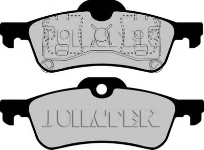 Комплект тормозных колодок, дисковый тормоз JURATEK купить
