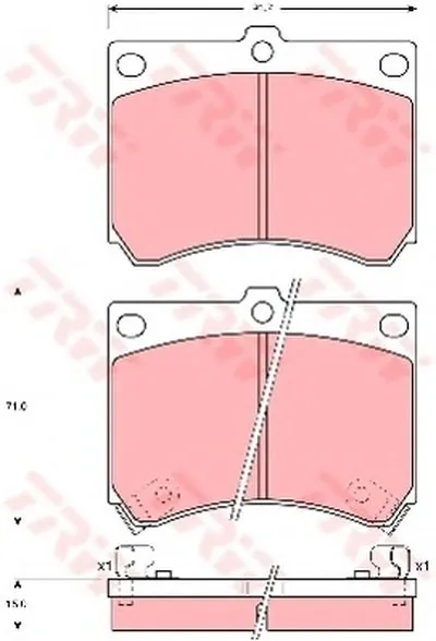 Комплект тормозных колодок, дисковый тормоз Dr!ve+ купить