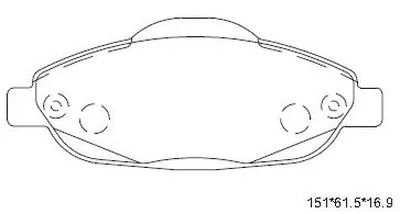 Комплект тормозных колодок, дисковый тормоз ASIMCO купить