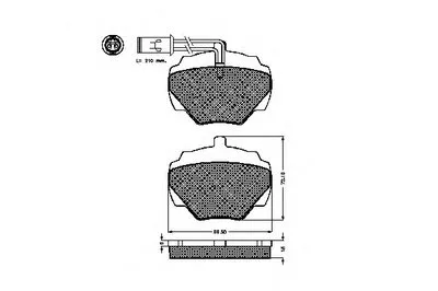 Комплект тормозных колодок, дисковый тормоз SPIDAN купить