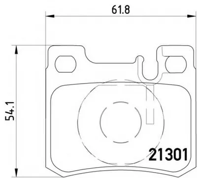 Комплект тормозных колодок, дисковый тормоз HELLA купить
