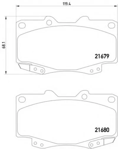 Комплект тормозных колодок, дисковый тормоз MINTEX купить