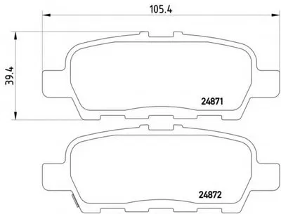 Комплект тормозных колодок, дисковый тормоз HELLA купить