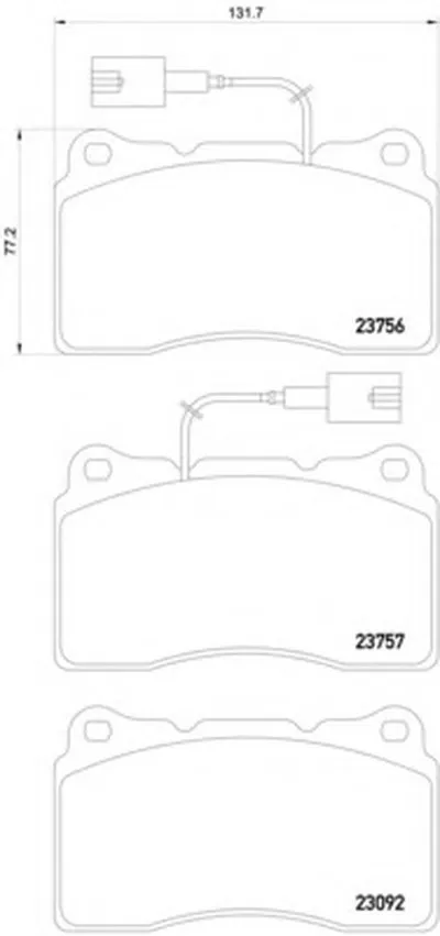 Комплект тормозных колодок, дисковый тормоз HELLA купить