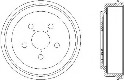 Тормозной барабан HELLA купить