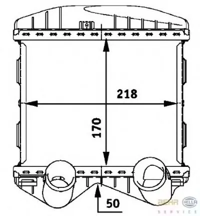 Интеркулер BEHR HELLA SERVICE HELLA купить