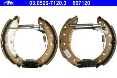 Комплект тормозных колодок Original ATE TopKit ATE купить