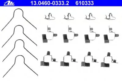 Комплектующие, колодки дискового тормоза ATE купить