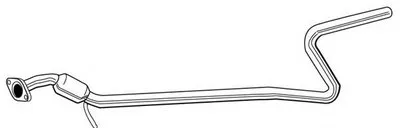 Труба выхлопного газа WALKER купить