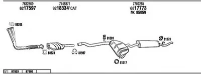 Система выпуска ОГ WALKER купить