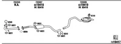 Система выпуска ОГ WALKER купить