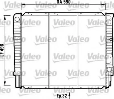 Радиатор, охлаждение двигателя VALEO купить