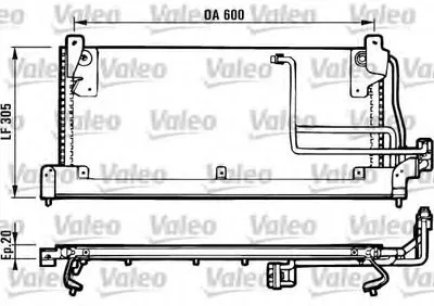 Конденсатор, кондиционер VALEO купить