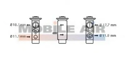 Расширительный клапан, кондиционер VAN WEZEL купить