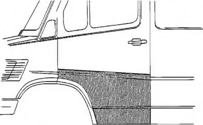 Дверь, кузов VAN WEZEL купить