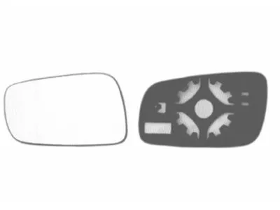 Зеркальное стекло, наружное зеркало VAN WEZEL купить