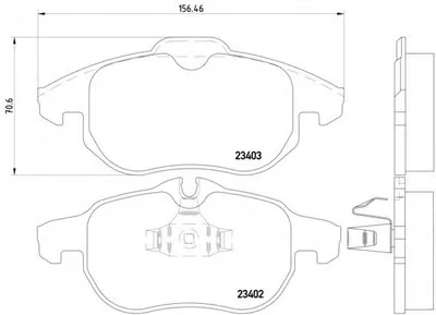 Комплект тормозных колодок, дисковый тормоз MINTEX купить