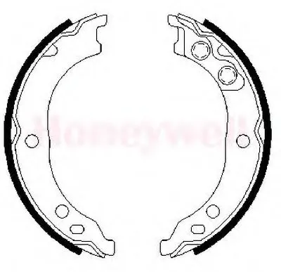 Комплект тормозных колодок, стояночная тормозная система JURID купить