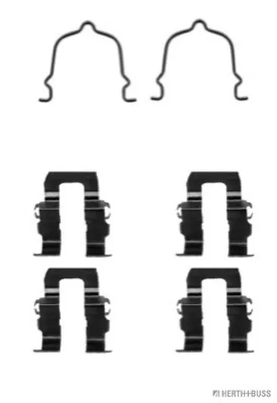 Комплектующие, колодки дискового тормоза HERTH+BUSS JAKOPARTS купить