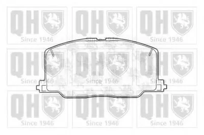 Комплект тормозных колодок, дисковый тормоз QUINTON HAZELL купить