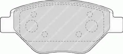 Комплект тормозных колодок, дисковый тормоз PREMIER FERODO купить