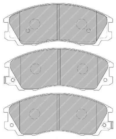 Комплект тормозных колодок, дисковый тормоз PREMIER FERODO купить