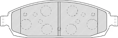Комплект тормозных колодок, дисковый тормоз PREMIER FERODO купить