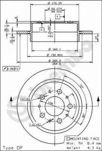 Тормозной диск AP купить