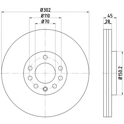 Тормозной диск MINTEX купить