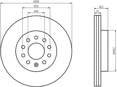 Тормозной диск MINTEX купить