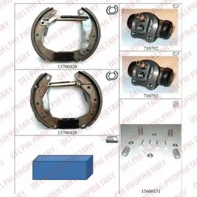 Комплект тормозных колодок DELPHI купить