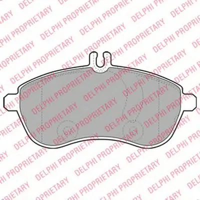 Комплект тормозных колодок, дисковый тормоз DELPHI купить