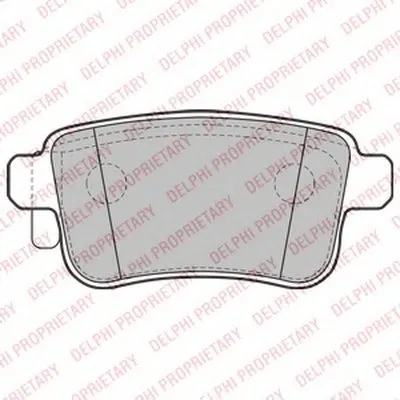 Комплект тормозных колодок, дисковый тормоз DELPHI купить