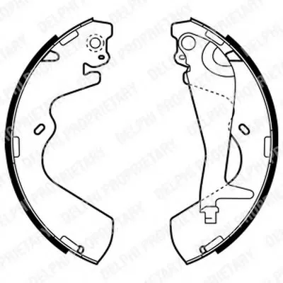 Комплект тормозных колодок DELPHI купить