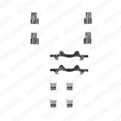 Комплектующие, колодки дискового тормоза DELPHI купить