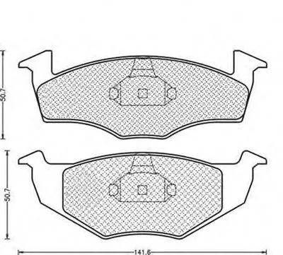 Комплект тормозных колодок, дисковый тормоз MAGNETI MARELLI купить